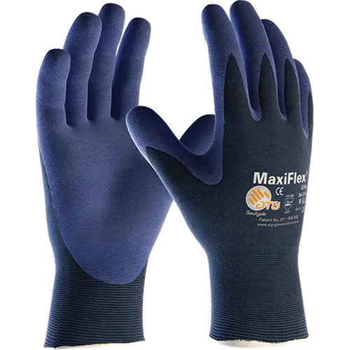 Gants ATG MaxiFlex Elite 34-277, rêvetement mousse de nitrile, calibre 18, enveloppe en nylon