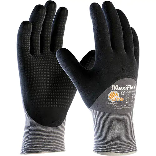 Gants compatibles avec les écrans tactiles ATG MaxiFlex Endurance, Rêvetement Nitrile, Calibre 15, Enveloppe en Nylon