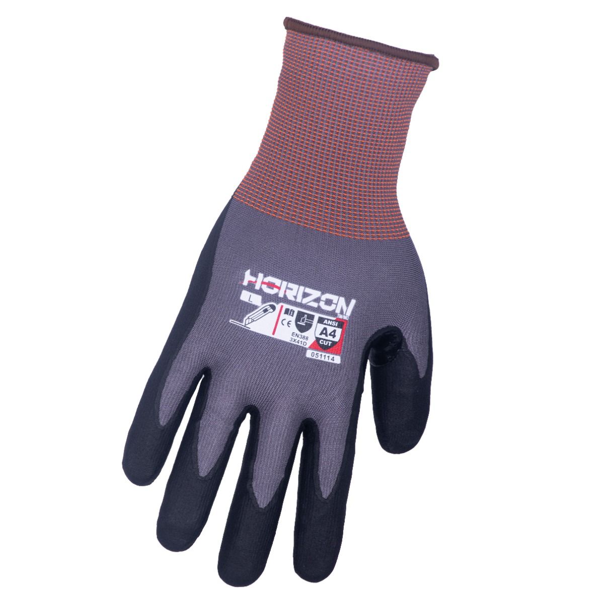 Gants résistants aux coupures ANSI A4, mauve