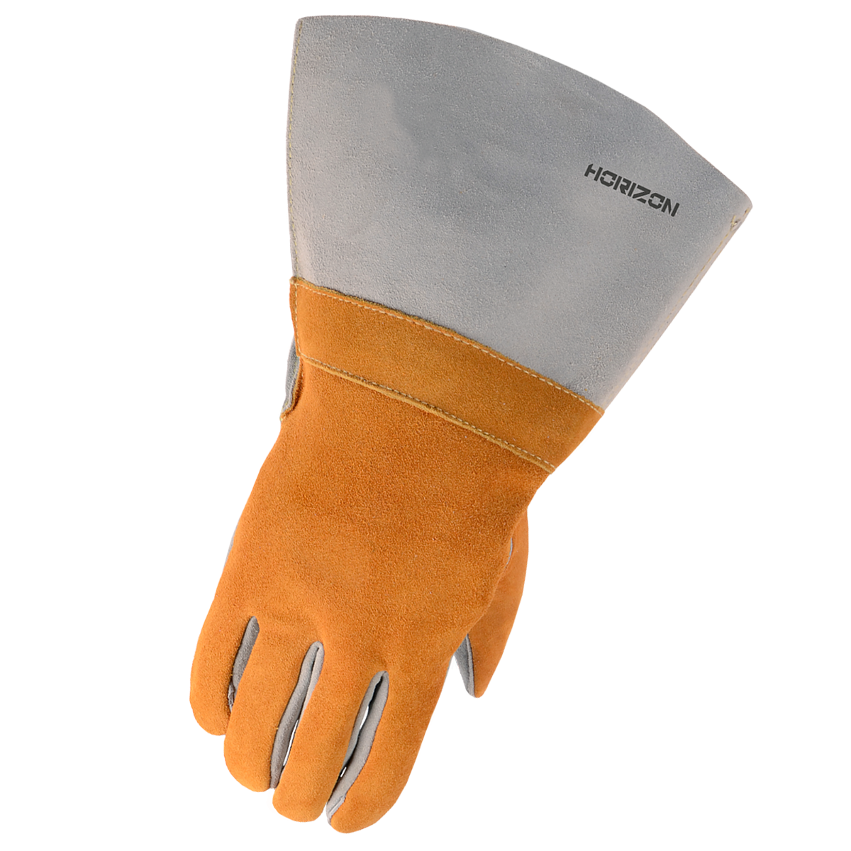 Gants de soudure, gris/blanc