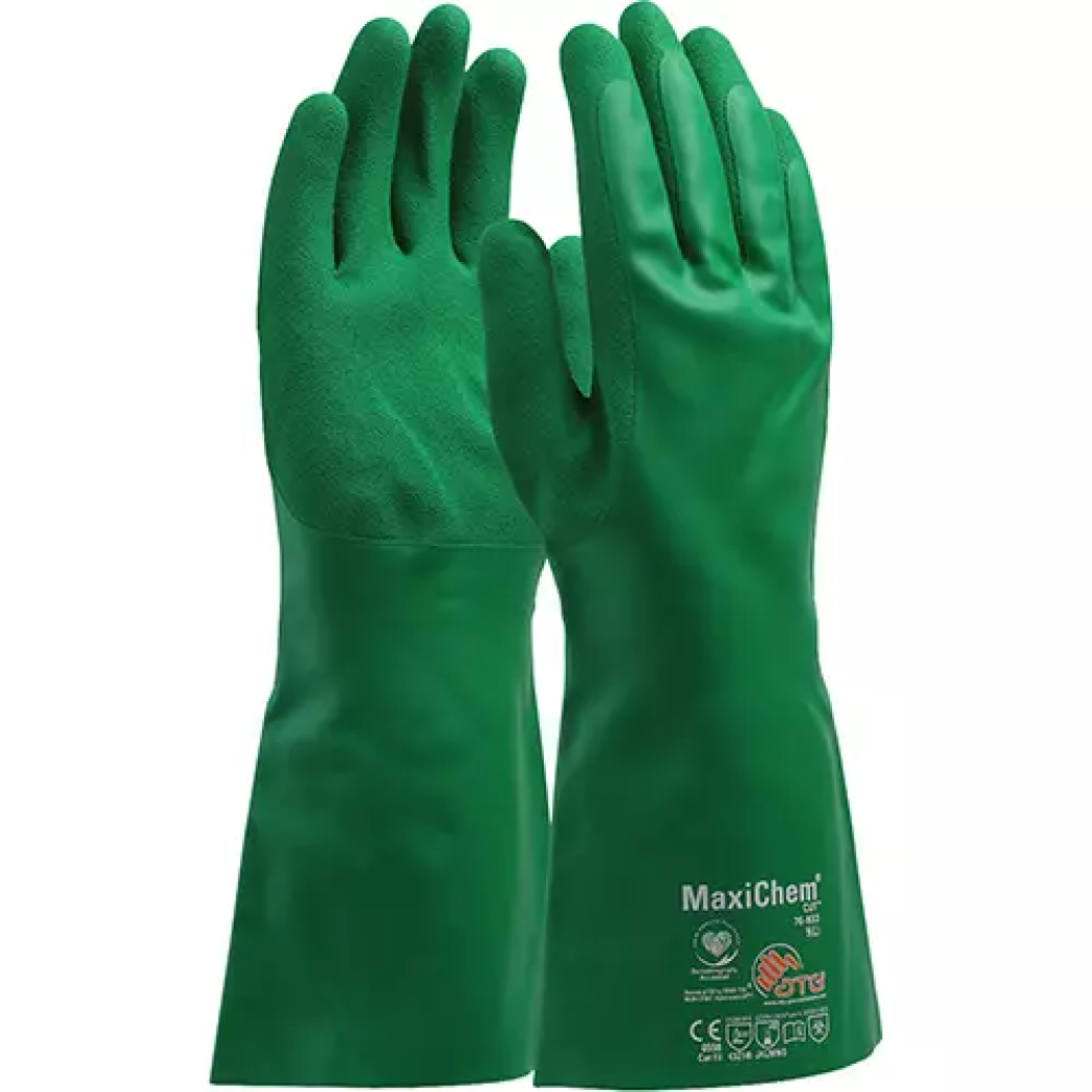 Gants résistants aux produits chimiques ATG MaxiChem Cut , 14" lo, nitrile