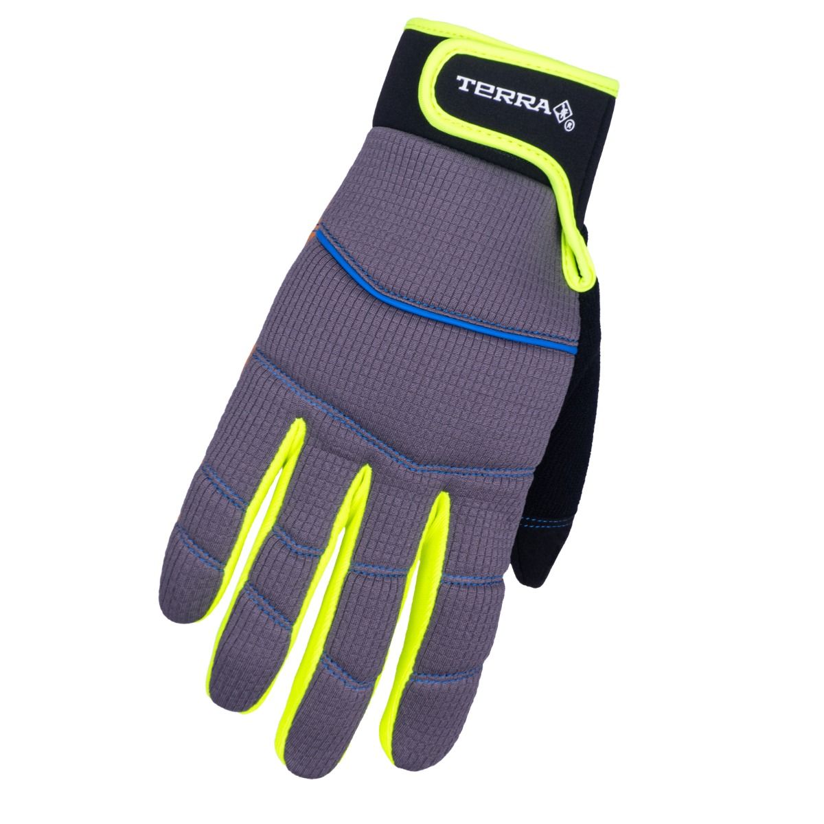 Gants de performance en cuir résistants endurance HD. gris/brun