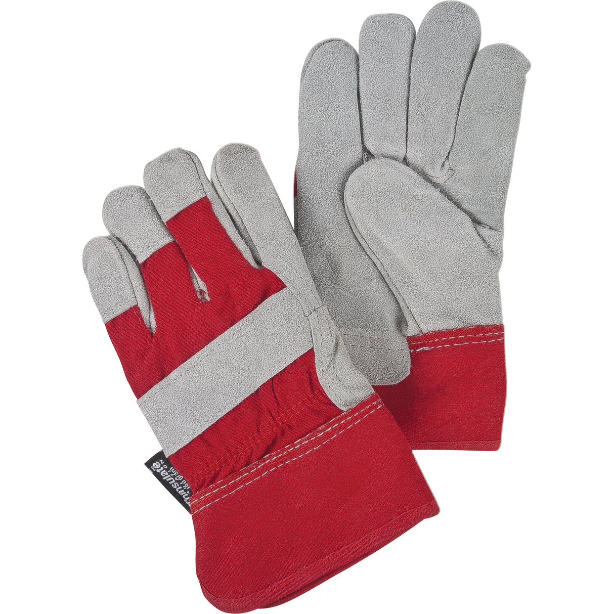 Gants d'ajusteur doublés pour l'hiver à chaleur supérieure, Paume en Cuir de vache refendu, Doublure en Thinsulate