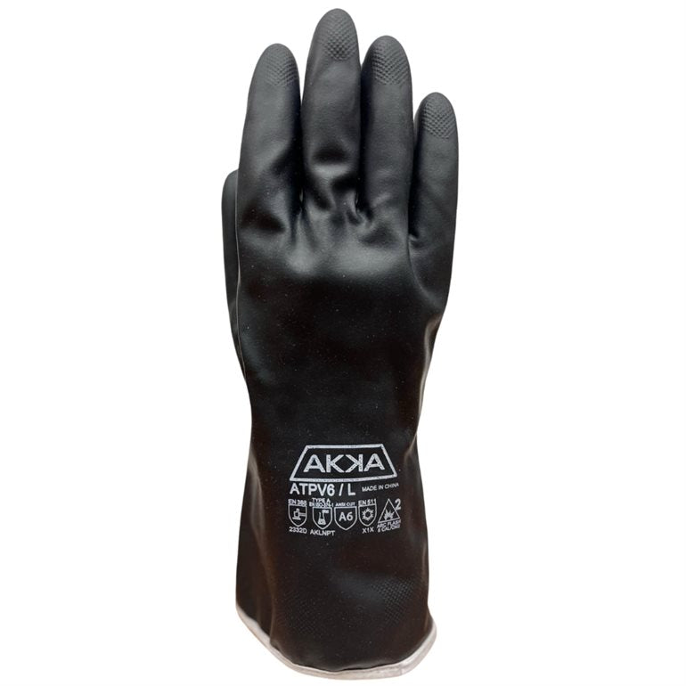 ATPV6, Néoprène, doublé, résistance chimique, arc électrique 8 cal/cm2, ANSI A6 coupure