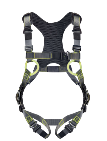 HAA32M,Harnais haut de gamme, équipé de 2 points d'ancrage (sternal et dorsal), doté de mousse de confort et de boucles automatiques