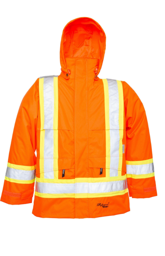 Manteau imperméable Journeyman, Oranger HV 6330JO