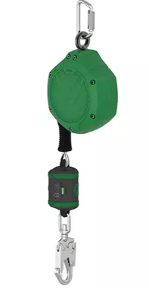 Longe auto-rétractable V-Shock Edge Leading Edge, 30', Acier galvanisé, Pivotant