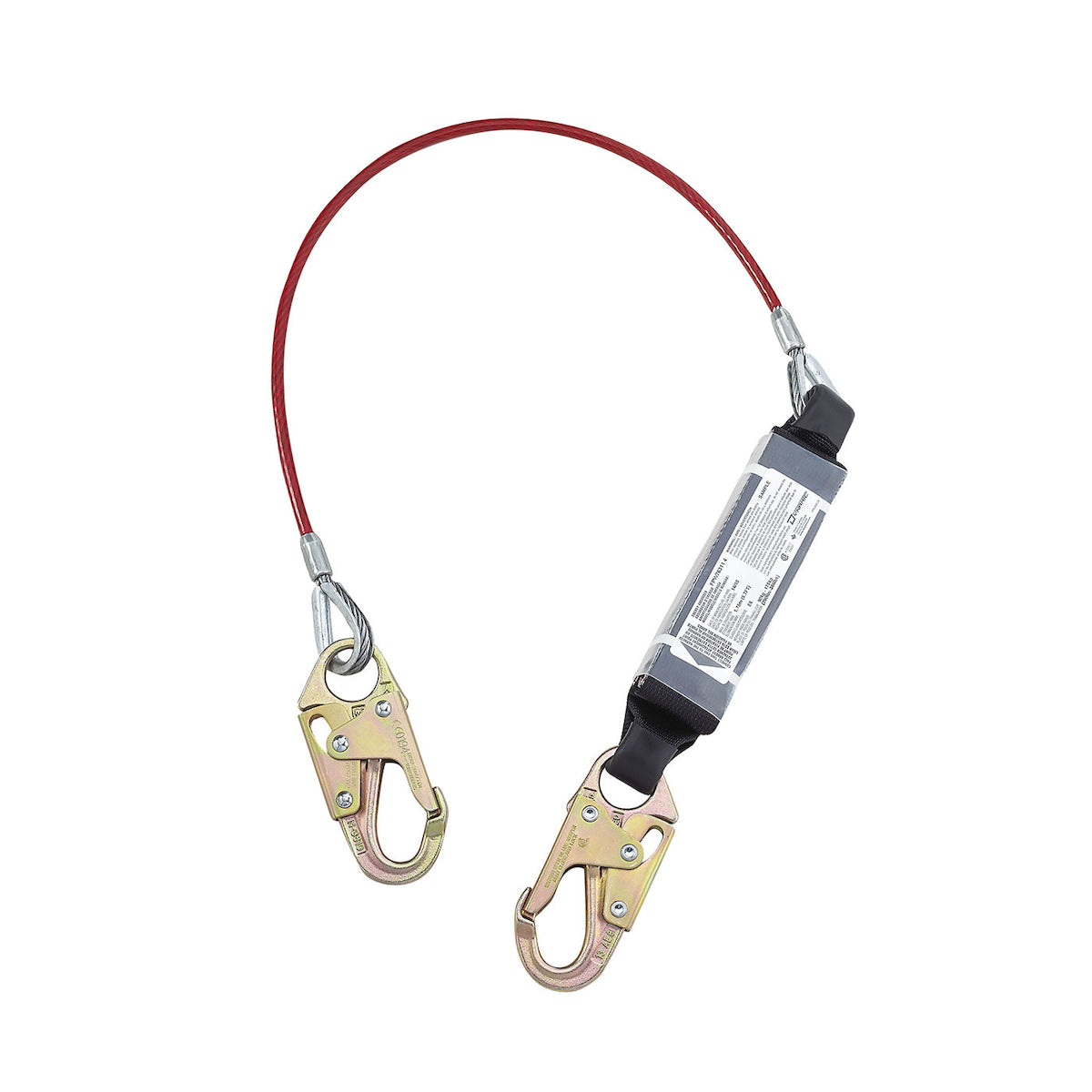 Dynamic Longes absorbants d'énergie avec 2 1/2 " ouverture de porte snaps, 6'