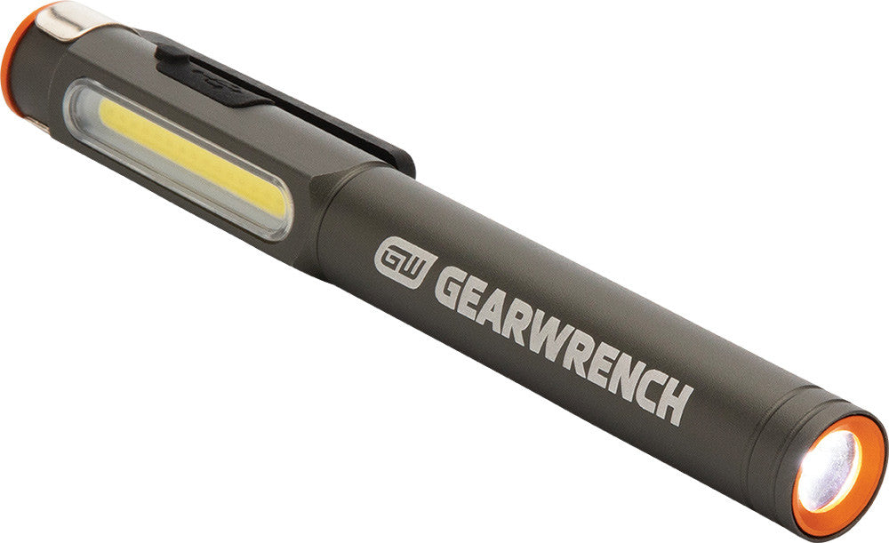 Lumière stylo rechargeable, 300/100 lumens