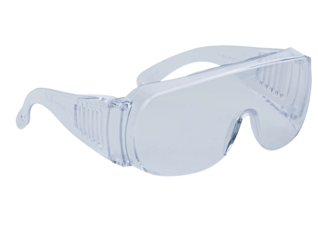 Lunette de protection monobloc incolores, protections latérales