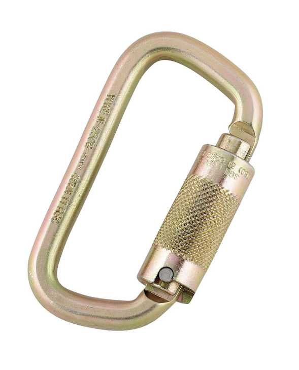 Mousqueton de verrouillage à torsion automatique en acier allié - Ouverture de 5/16"