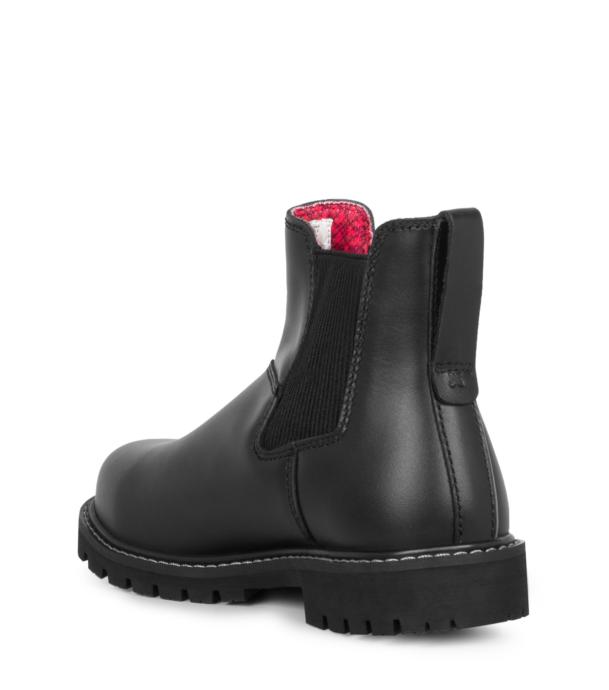 PF6006, noir, bottes de travail 6" en cuir, cap en acier pour femme