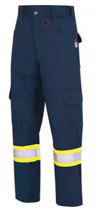 7764 Pantalons de sécurité ignifuges et résistants aux arcs électriques à haute visibilité 88/12 FR-Tech, 38, x 34, bleu marin