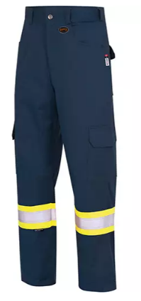 7764 Pantalons de sécurité ignifuges et résistants aux arcs électriques à haute visibilité 88/12 FR-Tech