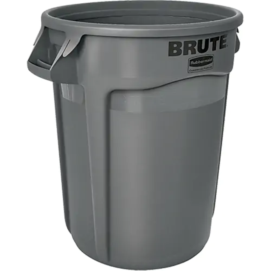Contenants ronds Brute, Polyéthylène, 32 gal. US