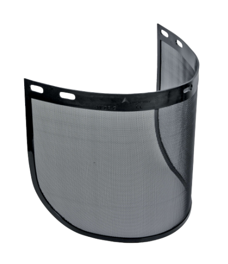 Visière grillagée pour travaux de jardinerie ou d'arboristes