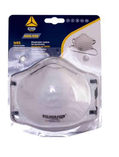 Ensemble de 3 masques contre les particules N95