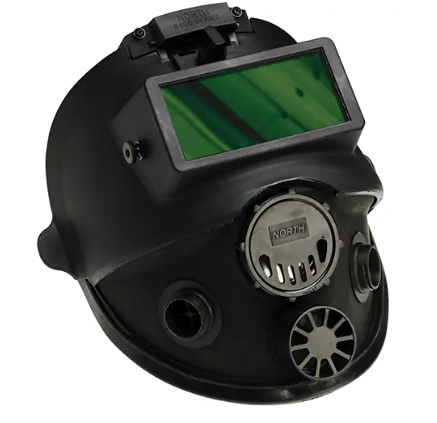 Respirateur à masque complet de la série 7600 avec équipement d'appoint pour le soudage, Silicone, Moyen/grand