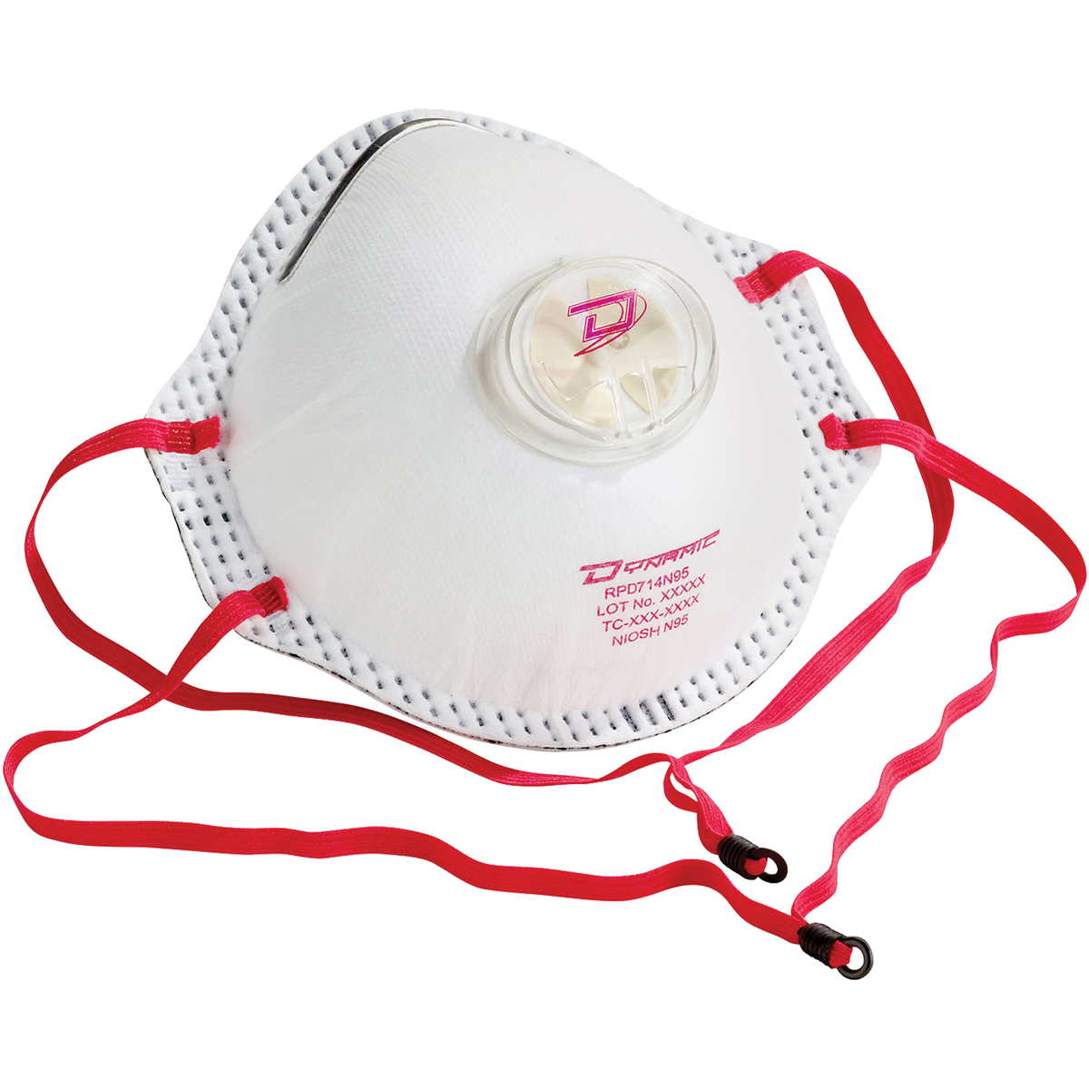 Boite de 10 respirateurs jetables, N95, certifié NIOSH, taille unique