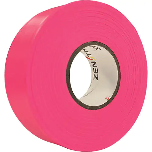 Ruban de signalisation, 1,1875" la x 164' lo, rose fluorescent
