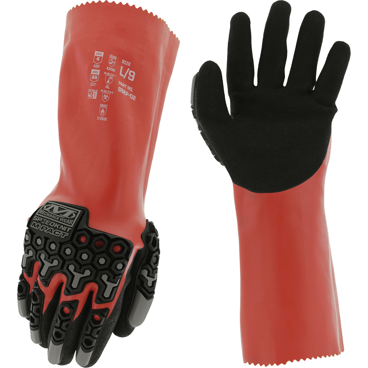 Gants résistants aux produits chimiques Speedknit M-Pact, PEHP