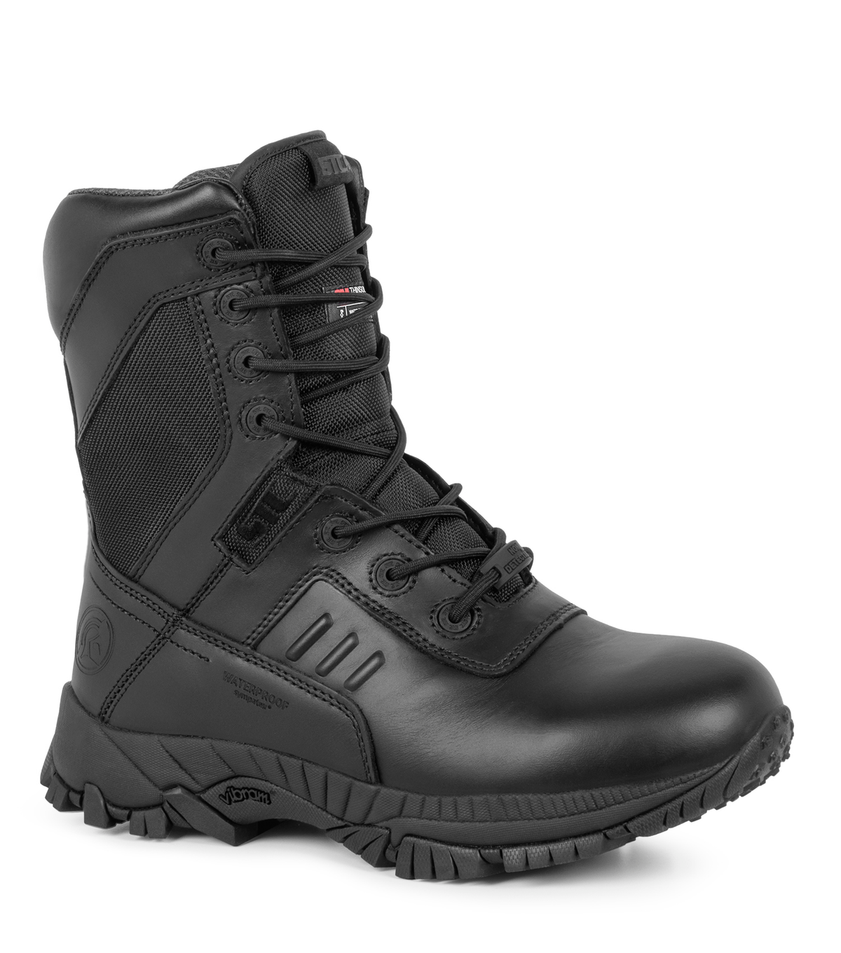 Tactik soft toe 200 Noir, bottes tactiques 8" imperméables 200g, largeur large