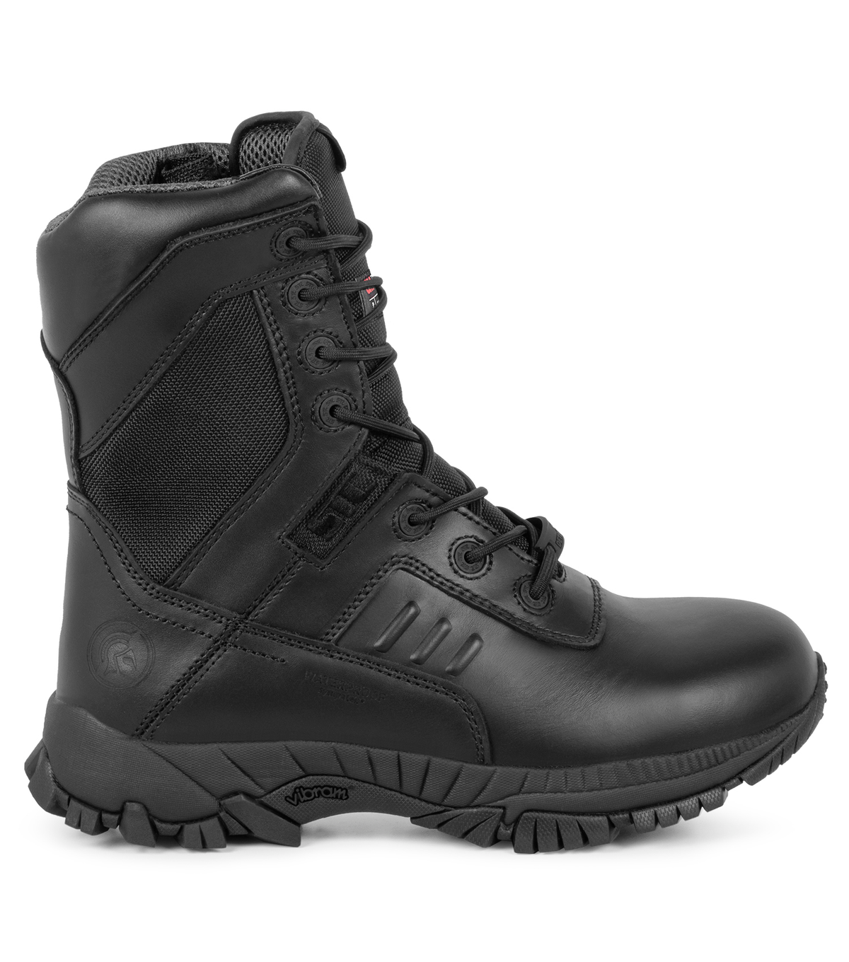 Tactik soft toe 200, noir, bottes tactiques 8" imperméables 200g, largeur large