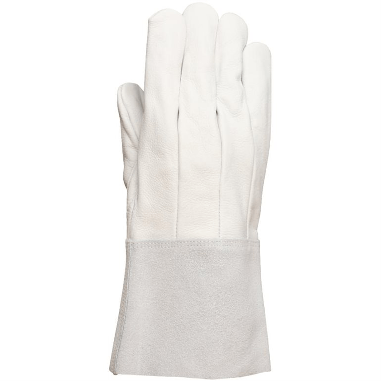 Gant Tig-Mig tout cuir fleur de chèvre, courroie de renfort au pouce manchette 4''