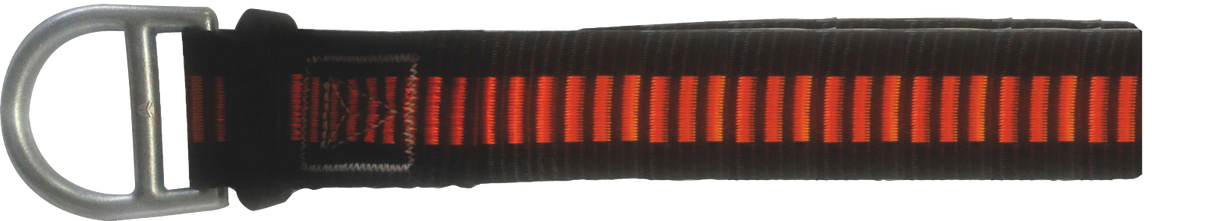 Lv102150, sangle d'amarrage qui peut également servir de sangle d'évacuation, à connecter au dé dorsal du harnais - 1, 5 m