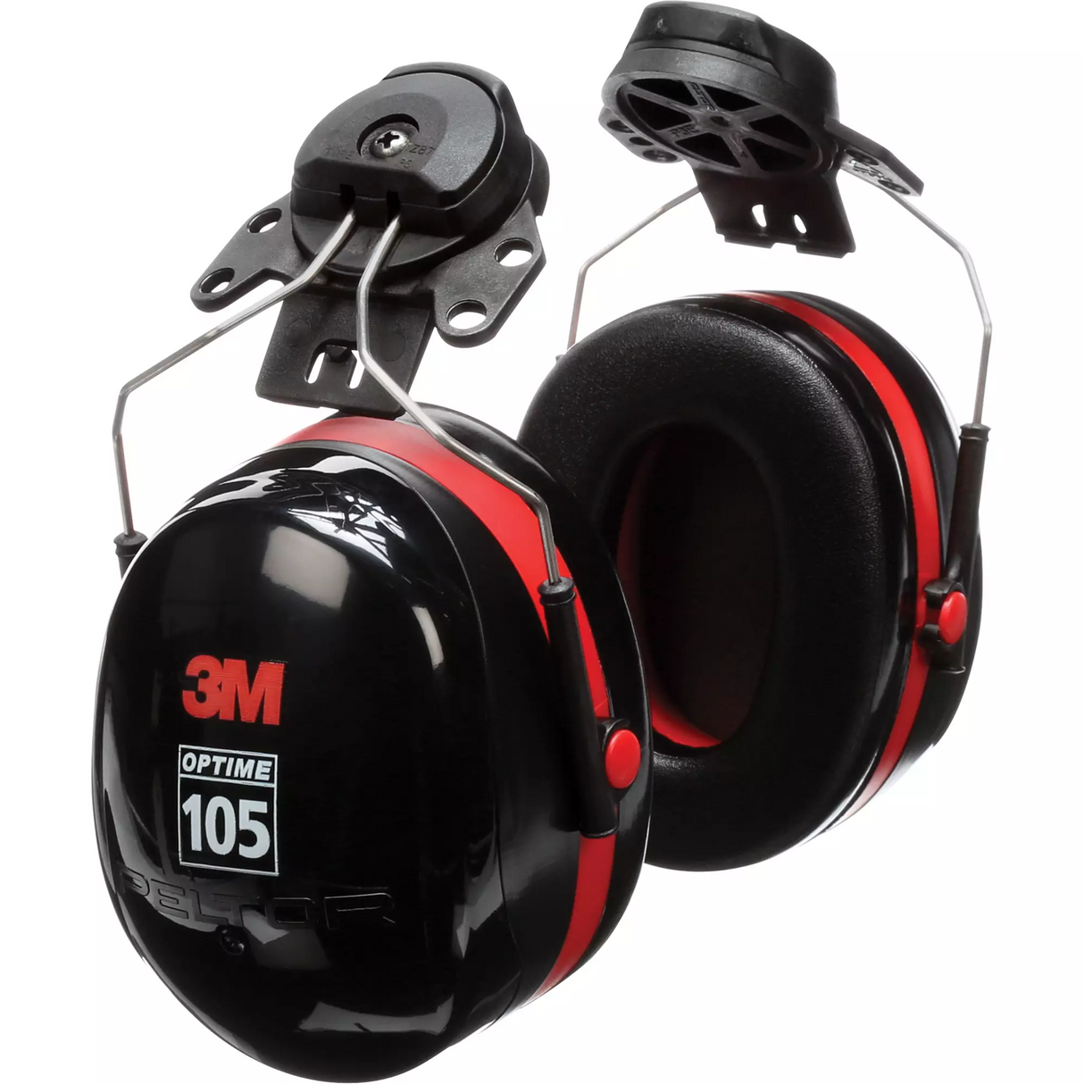 Serres-têtes de série Peltor Optime 105, fixation pour casque, 27 NRR dB
