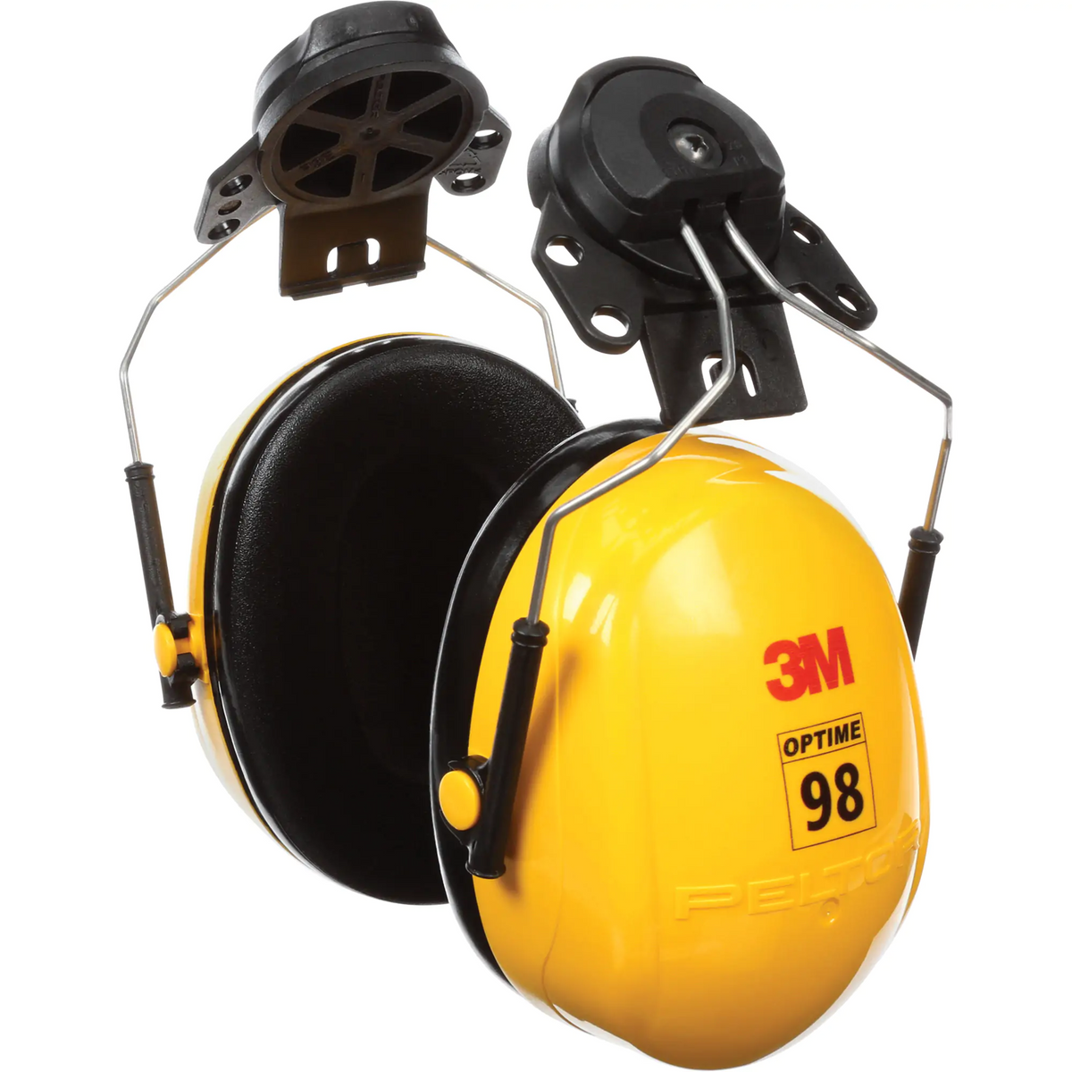 Serres-têtes de série Peltor Optime 98, fixation pour casque, 23 NRR dB
