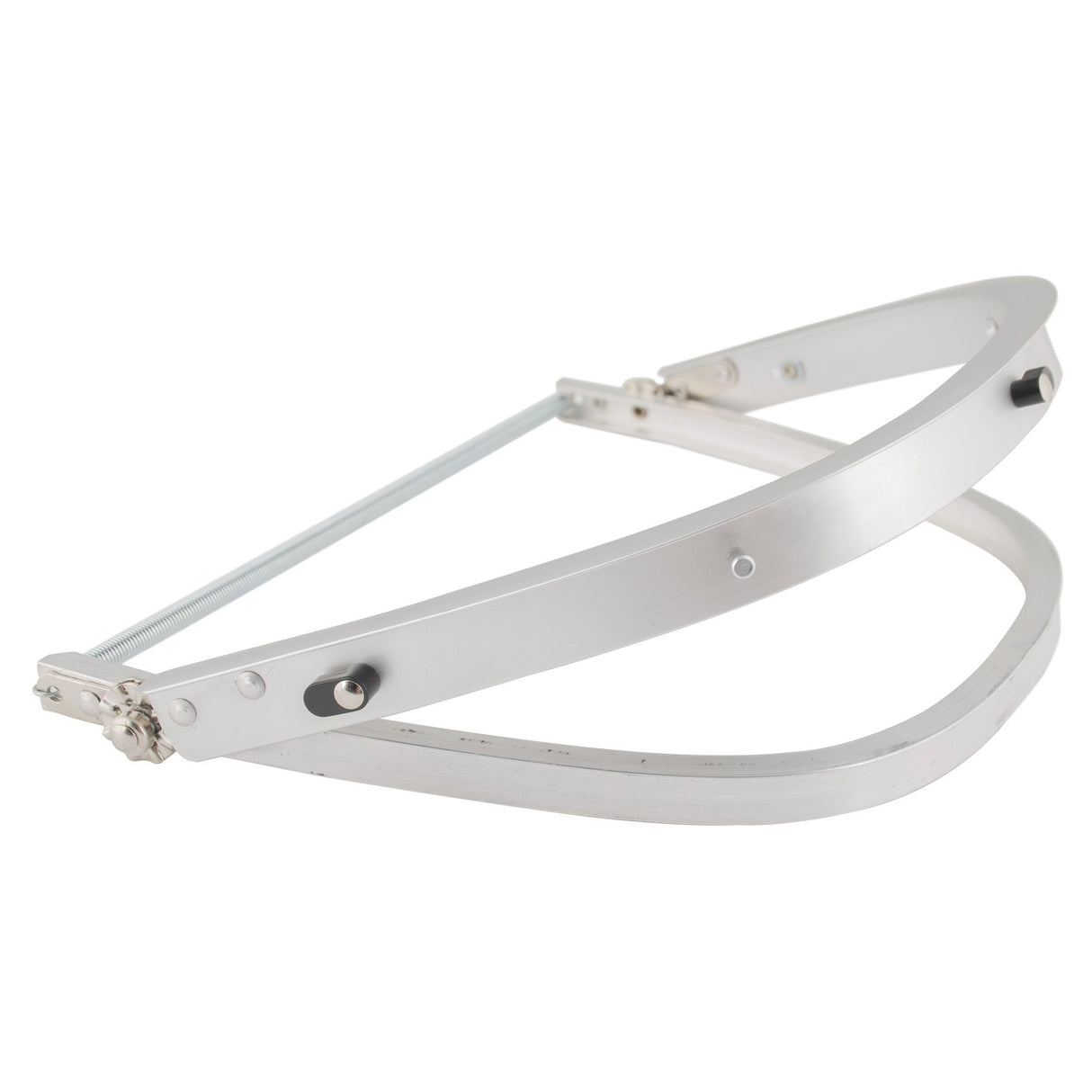 Support à visière en aluminium, taille unique, argent