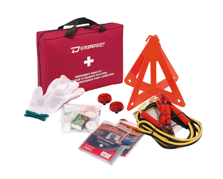 Trousse de premiers soins pour dangers extrêmes de la route , dispositif médical classe 1, sac en nylon