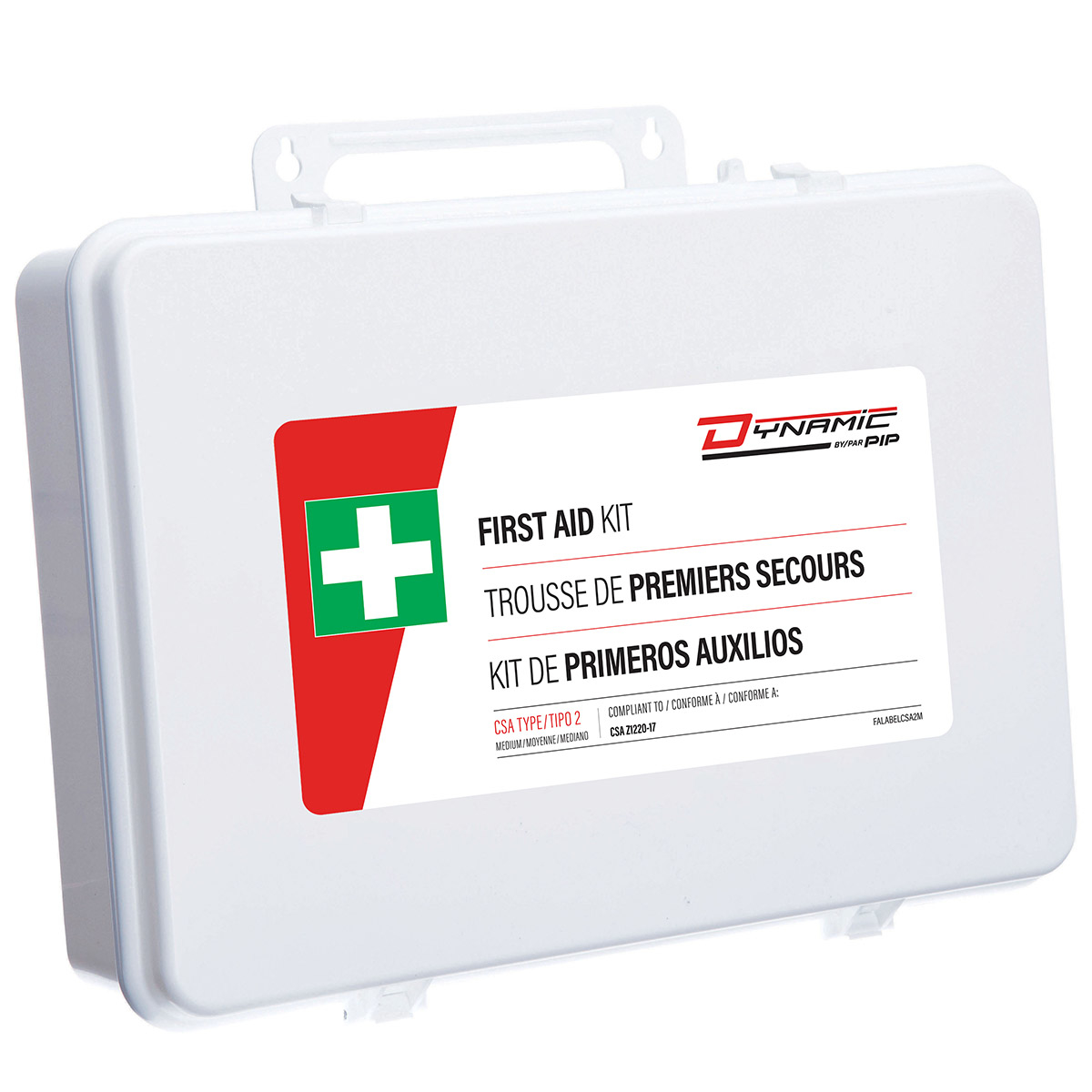 Trousse de premiers soins de l'ASC no 2 « Moyenne » - Plastique, Visée Sécure