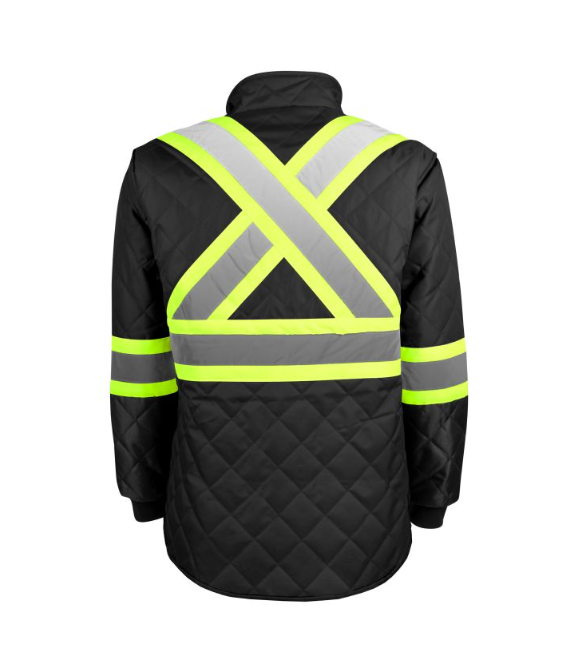 Veste de réfrigération haute visibilité, Noir