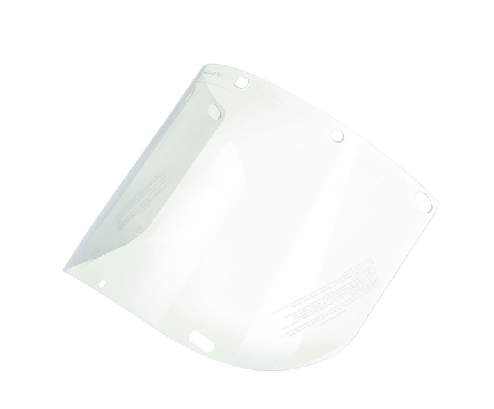 Visière de sécurité en polycarbonate moulé - 0,04 " épaisseur