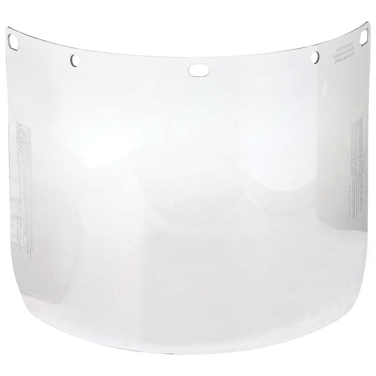 Écran facial formé Dynamic , copolyester/PETG, teinte transparent