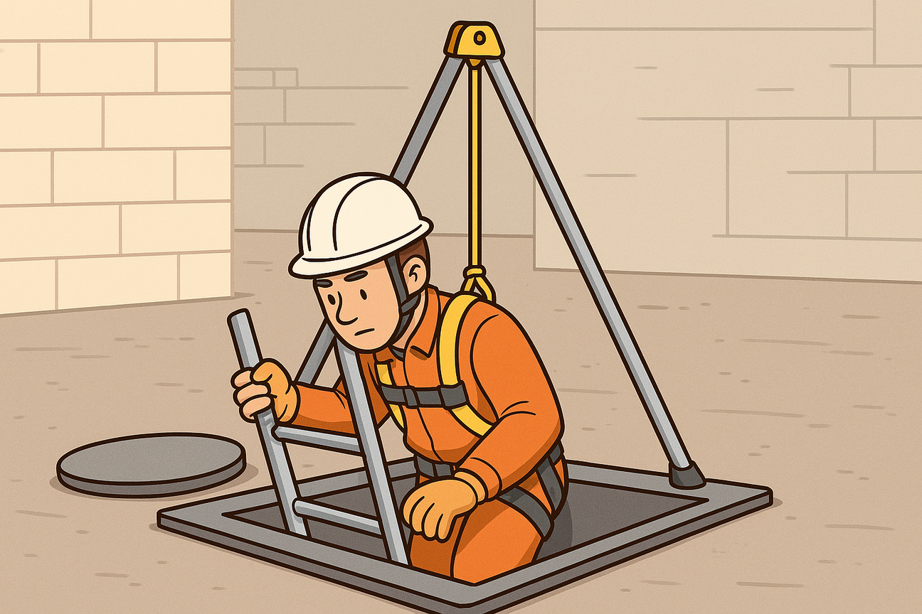 Équipements de descente et d’accès aux espaces confinés