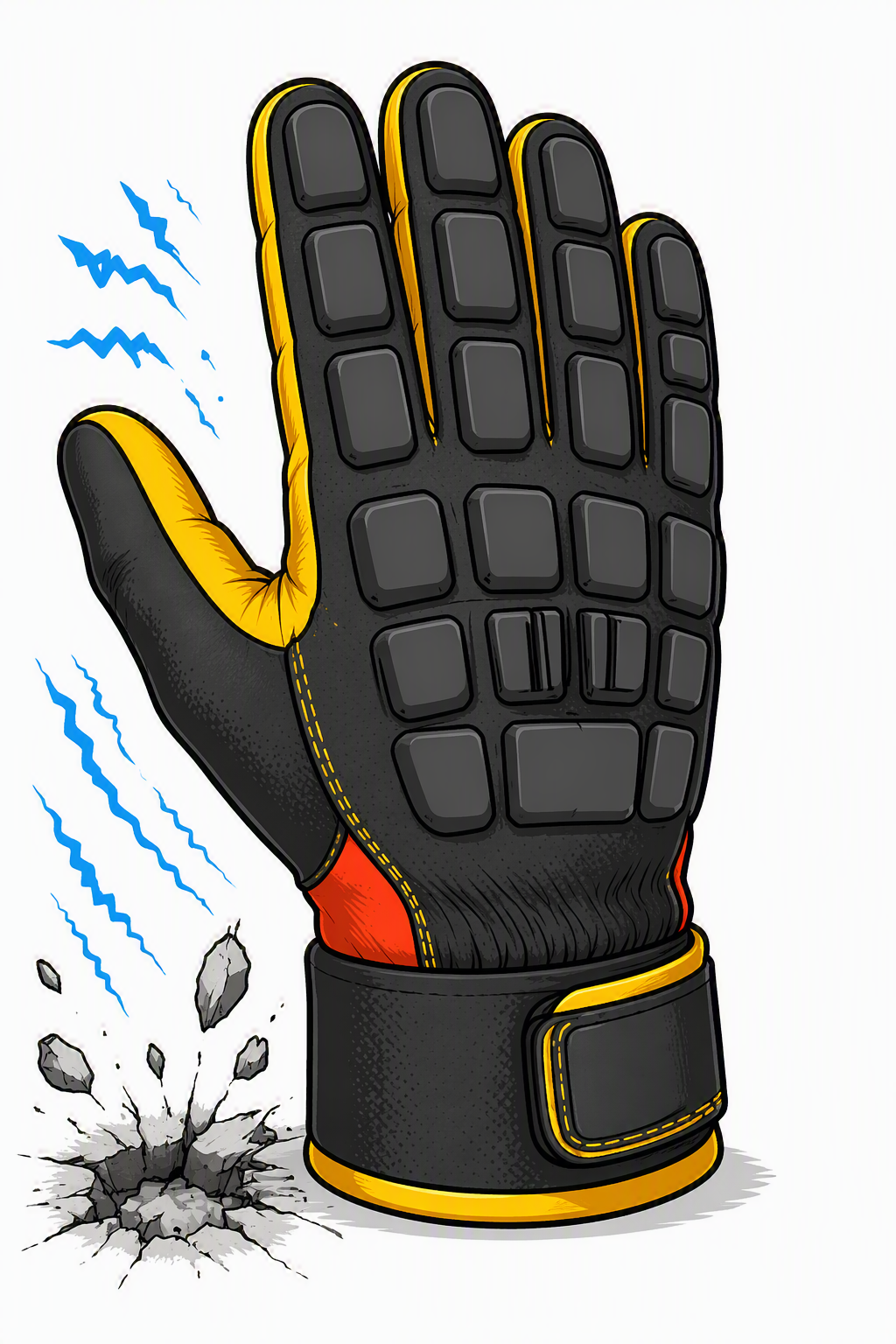 Gants antivibration