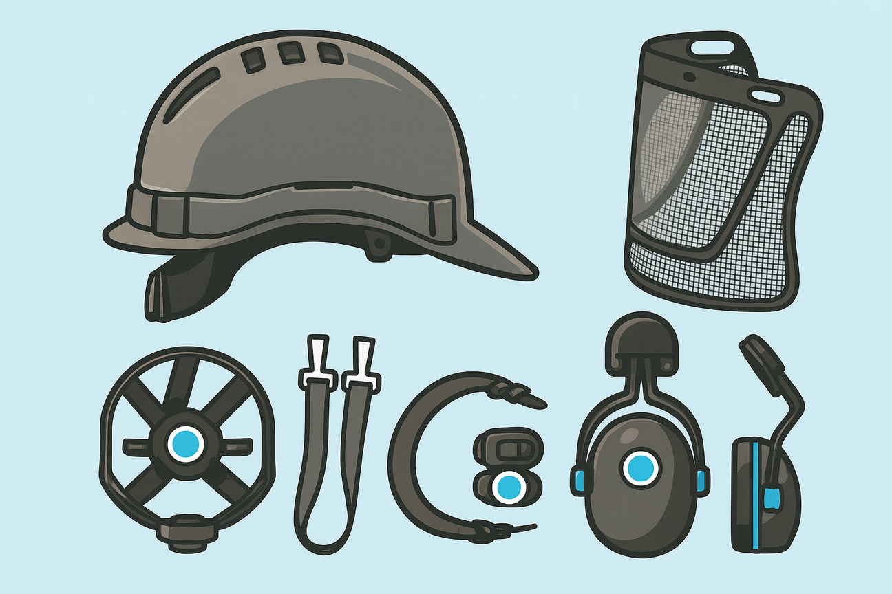 Accessoires pour casques de sécurité