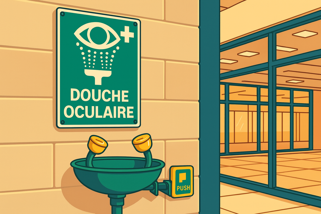 Douches oculaires