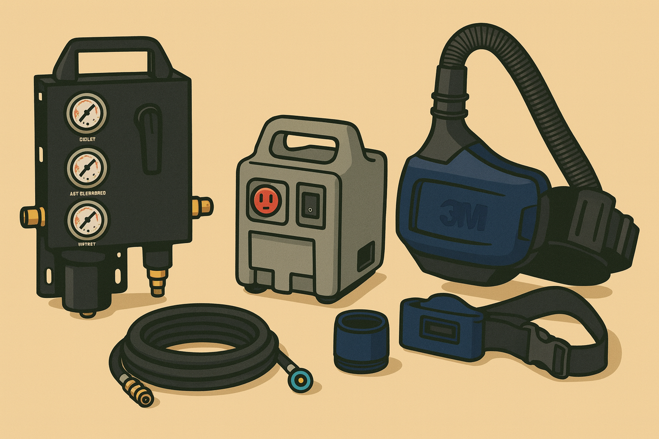 Composants pour système d'air alimenté et électrique