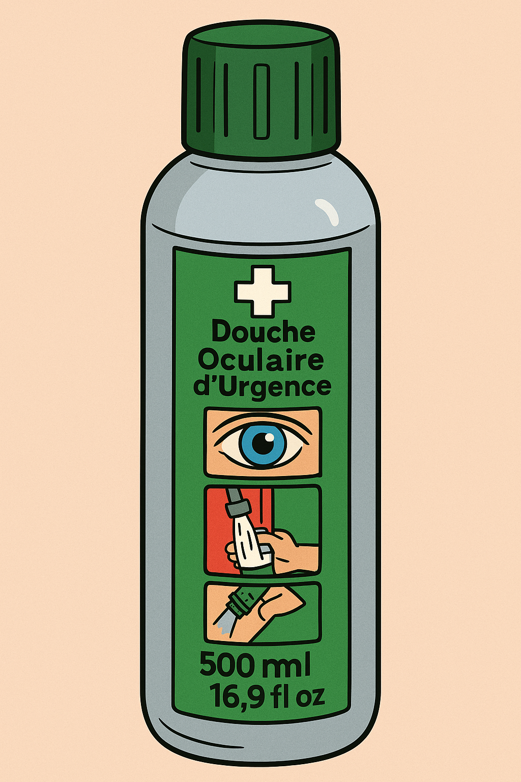 Solutions pour douche occulaire