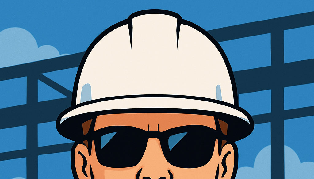 Casques de sécurité avec rebord