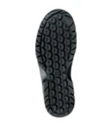 Solid, noir, souliers de travail véganes en microfibre, sans métal