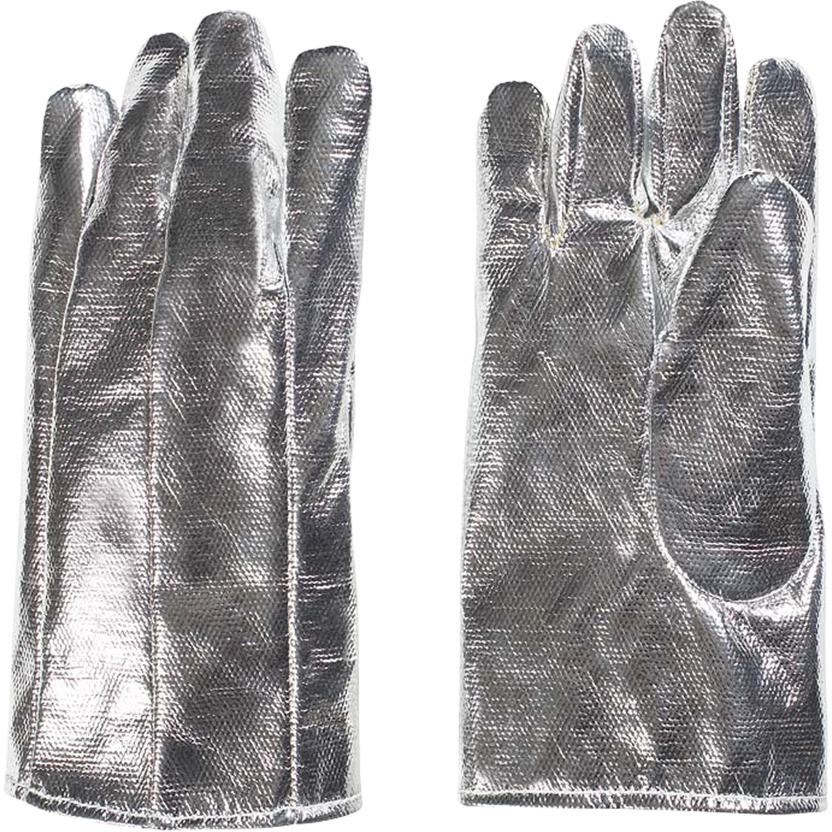 Gants résistants à la chaleur, aluminisé/Kevlar, taille unique, protège jusqu'à 800° F (426.66° C)