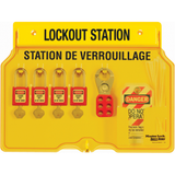 Station de verrouillage, capacité de 4, cadenas compris