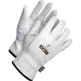 Gants de conducteur classiques résistant à la perforation, Paume en Cuir fleur de chèvre, Thinsulate