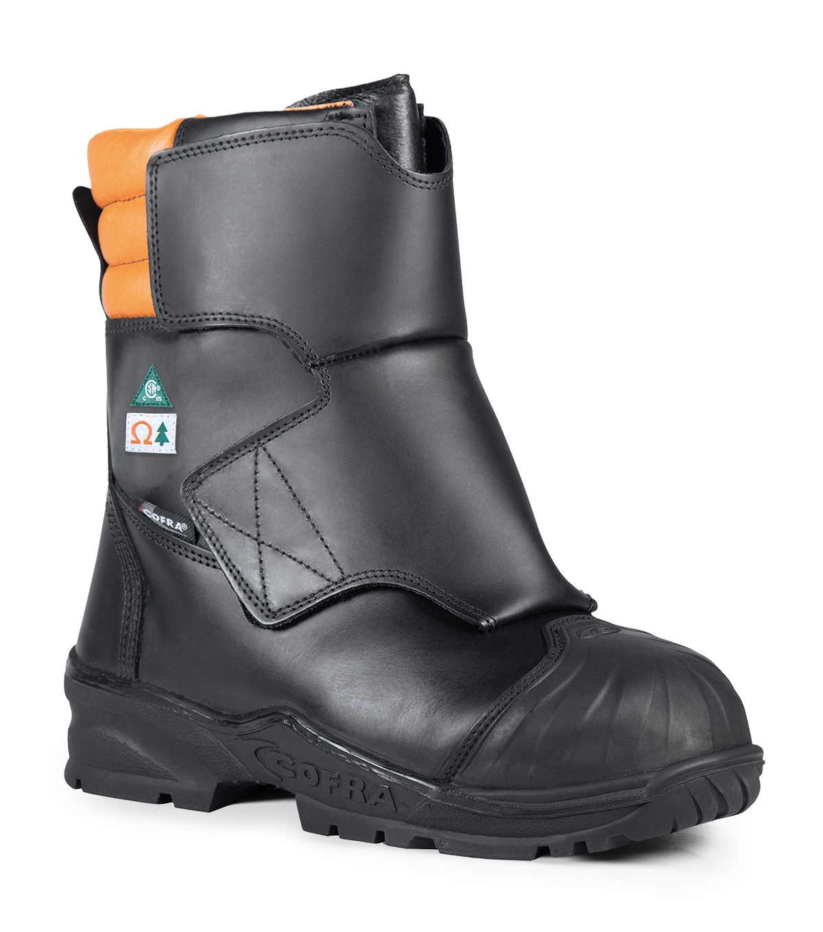 Strong Noir, bottes  8" de bûcheron, protection scie à chaîne