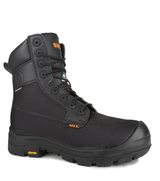 Shire noir, bottes  de travail véganes 8'' imperméable, Vibram TC4+